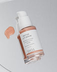 SNOA Peptide Lift Serum bottle on a gray background