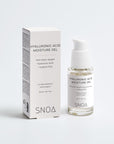 SNOA Hyaluronic Acid Moisture Gel with packaging on a white background